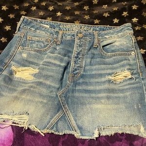 Women’s blue American eagle skirt